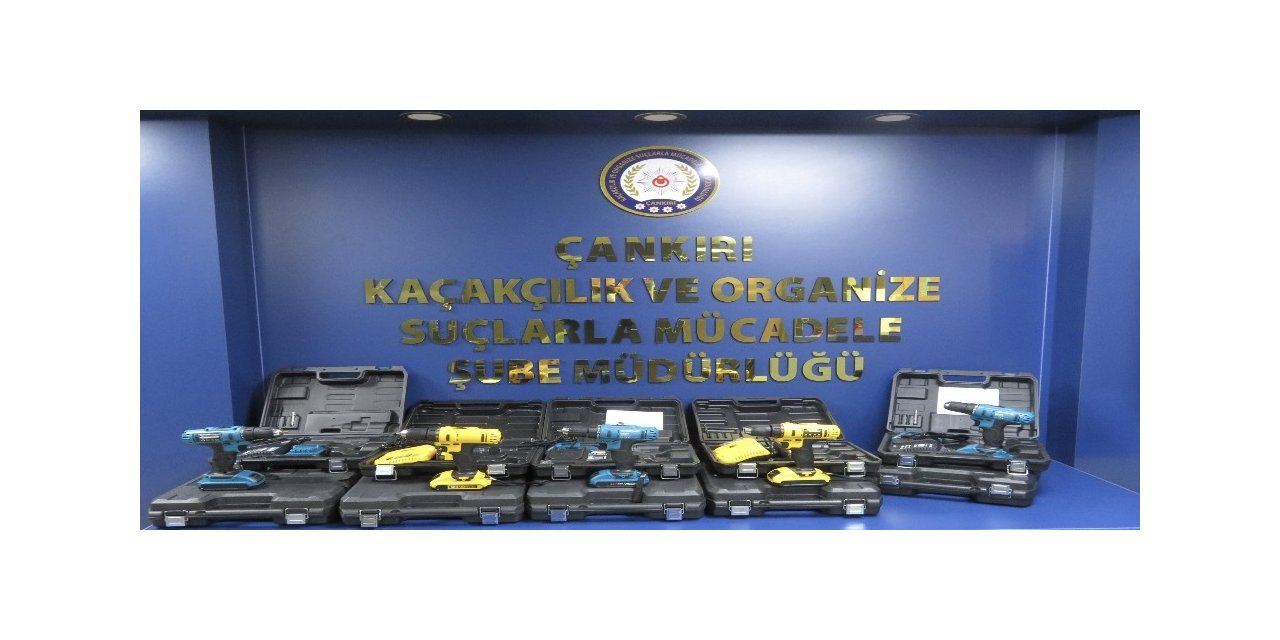 Çankırı’da kaçak ’matkap’ operasyonu