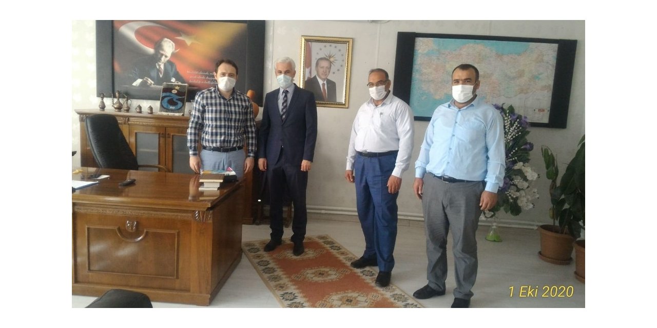 Din görevlileri Kaymakam Alemdaroğlu’nu ziyaret etti