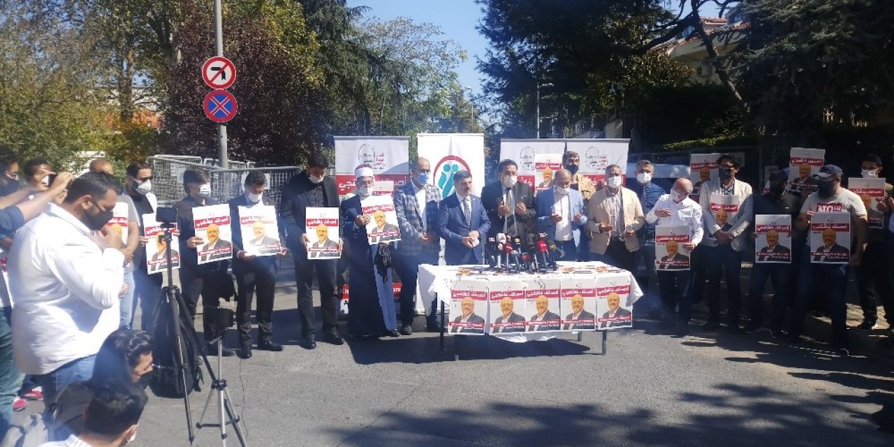 Cemal Kaşıkçı öldürülüşünün 2’nci yılında konsolosluk önünde anıldı