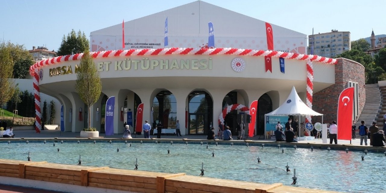 Bursa’ya 20 bin kitaplık Millet Kütüphanesi