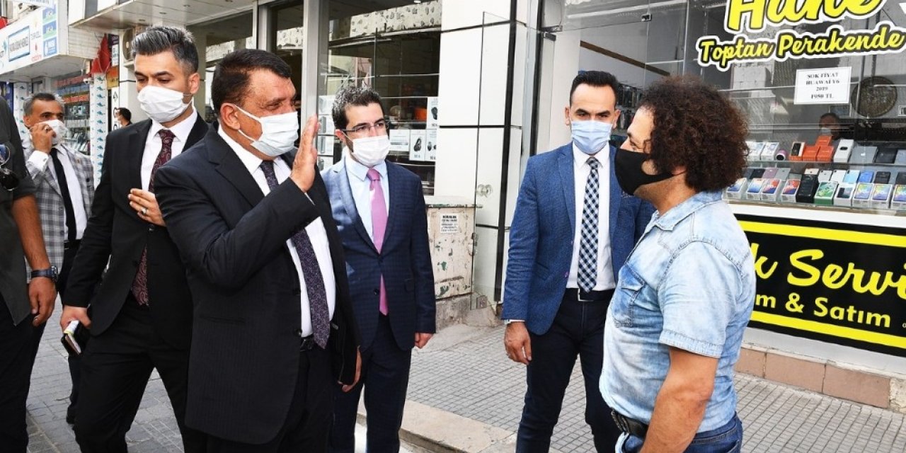 Başkan Gürkan’dan esnaf ziyareti