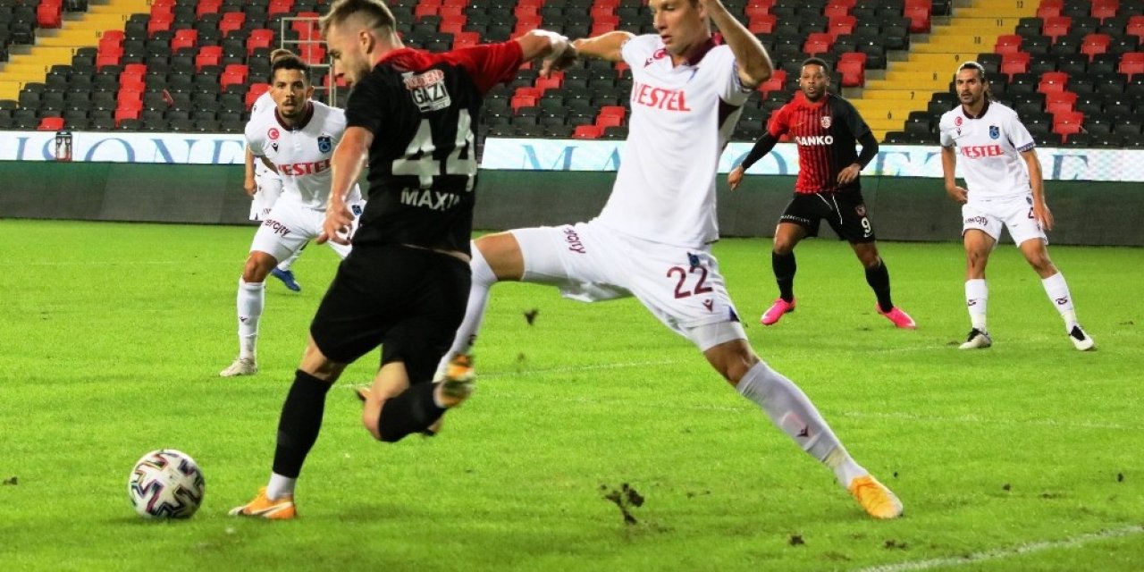 Süper Lig: Gaziantep FK: 0 - Trabzonspor: 0 (İlk yarı)