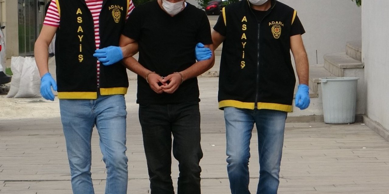 Adana’da 3 evden 20 bin lira tutarında altın ve para çalan zanlı tutuklandı