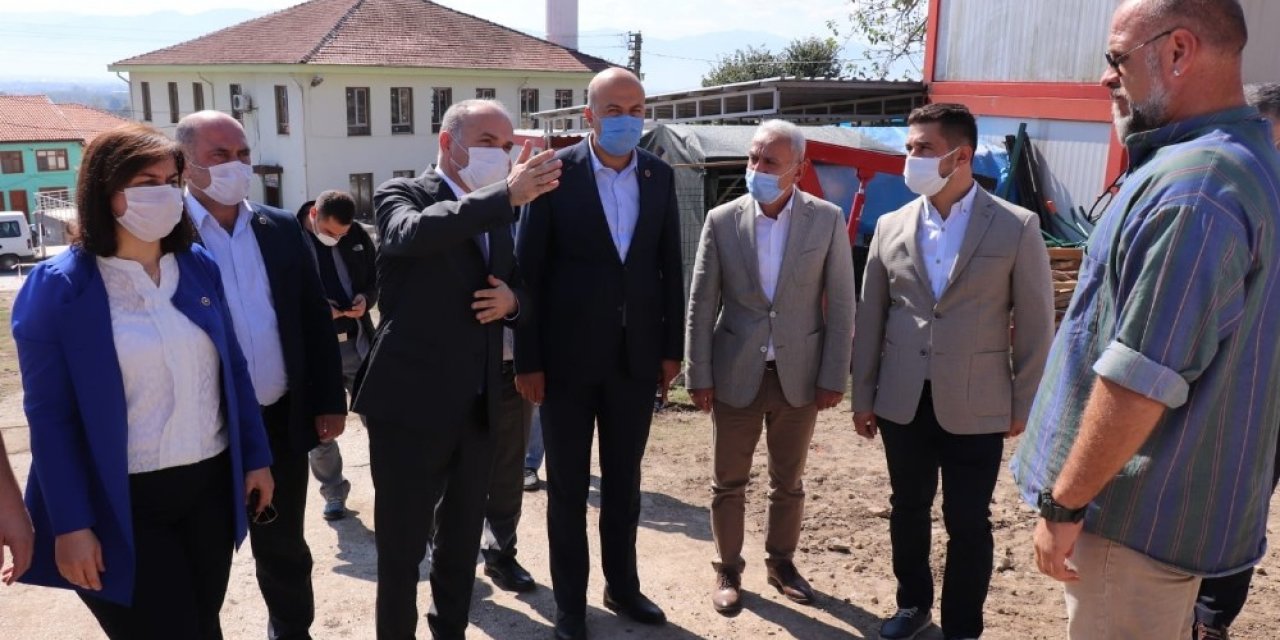 Düzce İl Genel Meclisi Antik Kentte incelemelerde bulundu