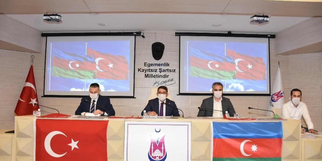 Şehzadeler Belediyesi Meclisinden ortak Azerbaycan bildirisi