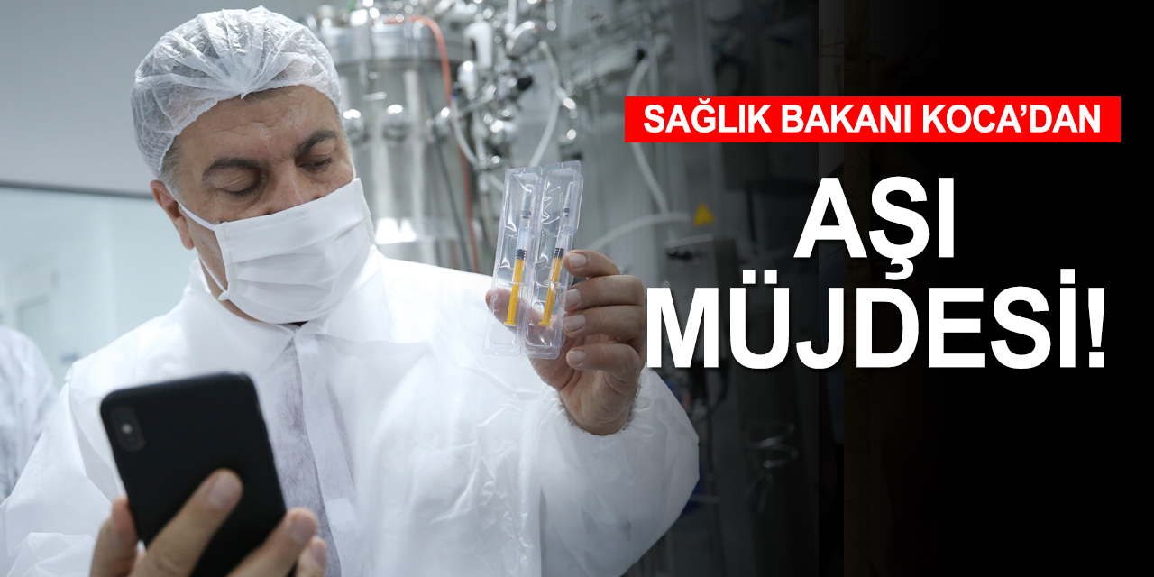 Cumhurbaşkanı Erdoğan’a aşı müjdesi