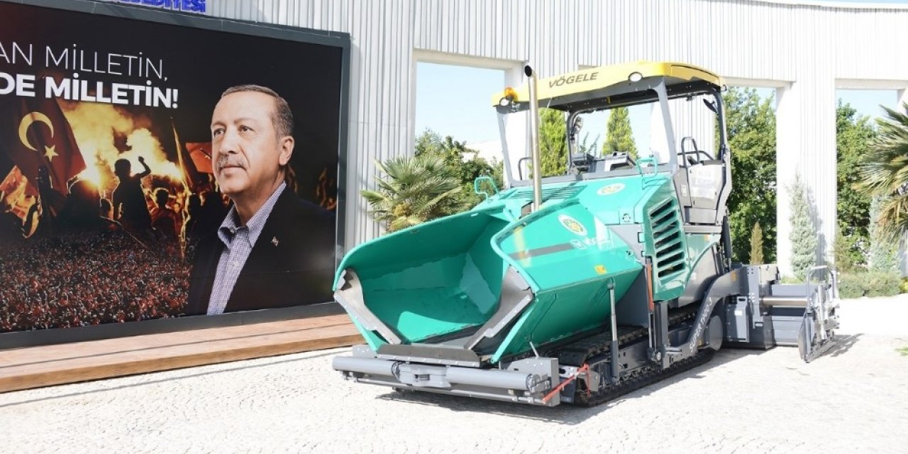 Malatya Büyükşehir araç parkına finişer takviyesi