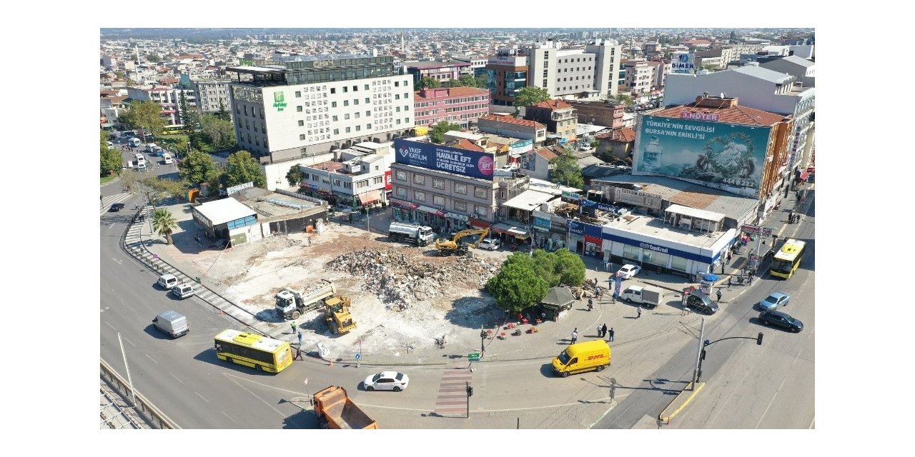 Bursa Kent Meydanı’na ek meydan