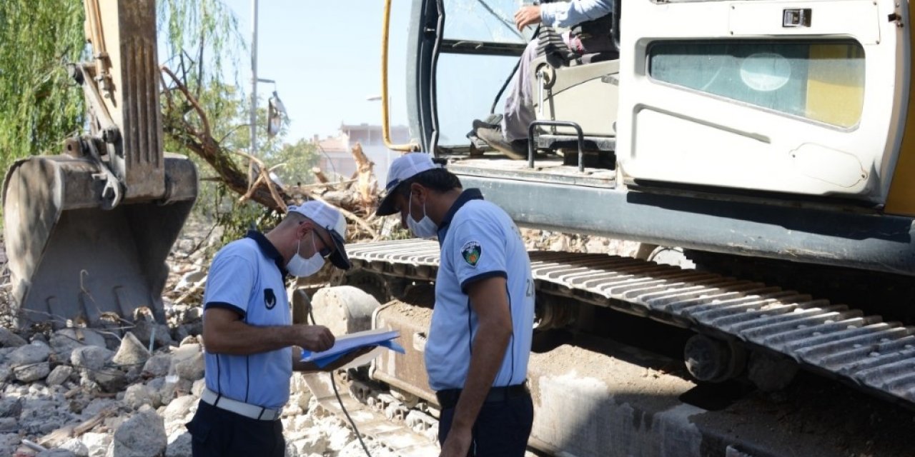 Malatya Büyükşehir’den hafriyatlara sıkı takip