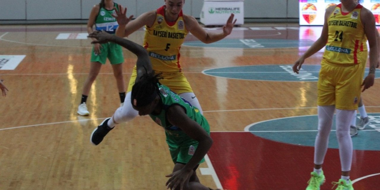TKBL: Bellona Kayseri Basketbol:68 - İzmit Belediye Spor: 69