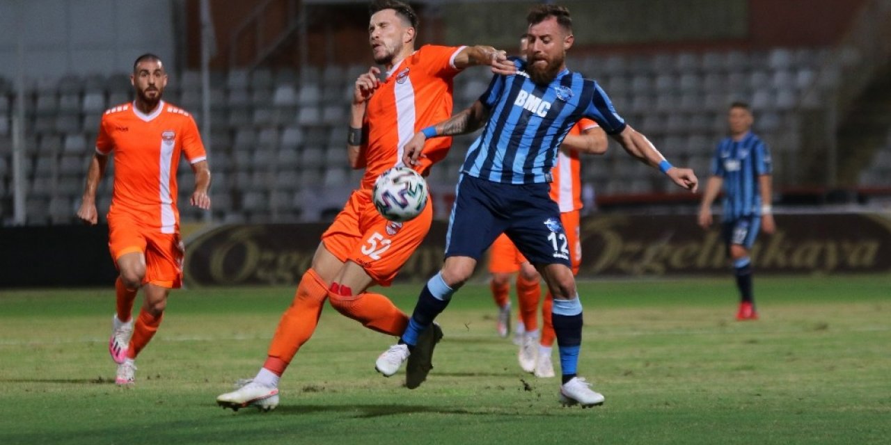 TFF 1. Lig: Adana Demirspor: 0 - Adanaspor: 0 (İlk yarı sonucu)