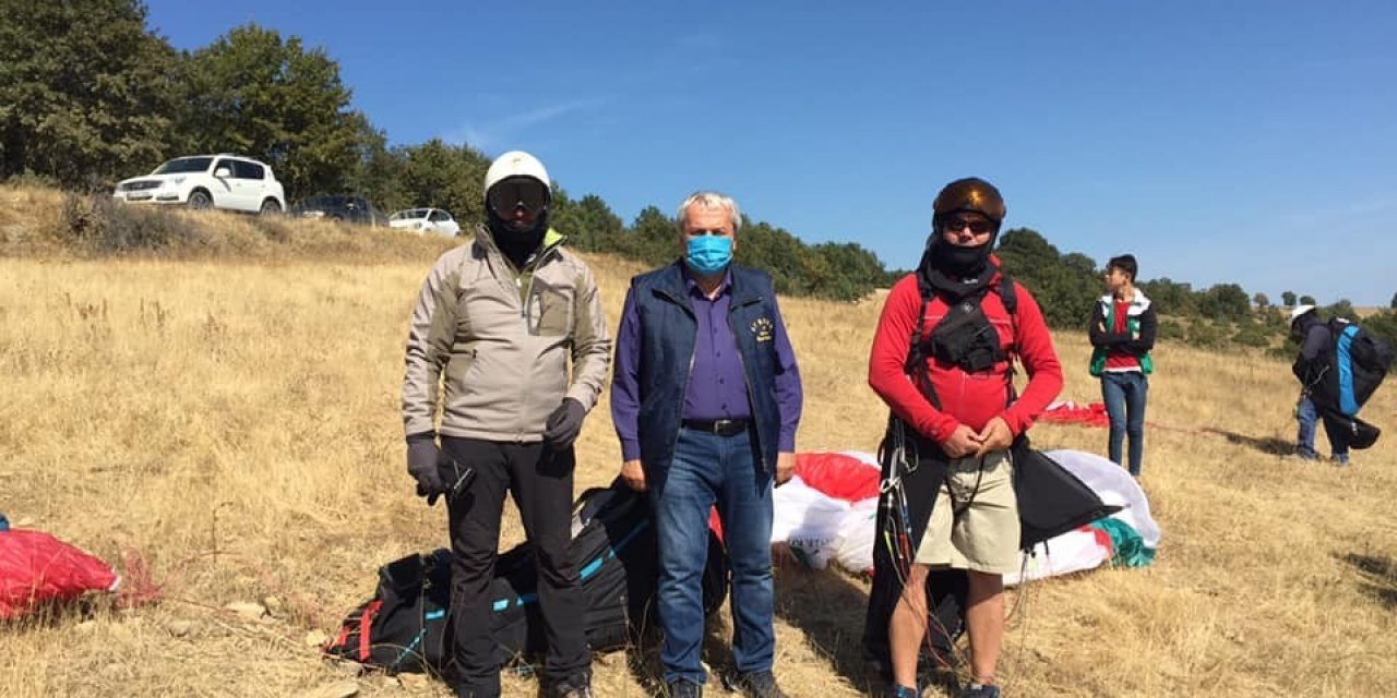 Yamaç paraşütçülerinin yeni mekanı Hisarcık Köyü