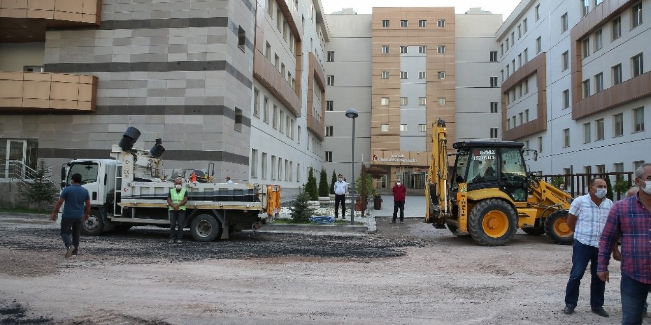 Vergi Dairesi Başkanlığı’nın çevre düzenlemesini Büyükşehir Belediyesi yaptı