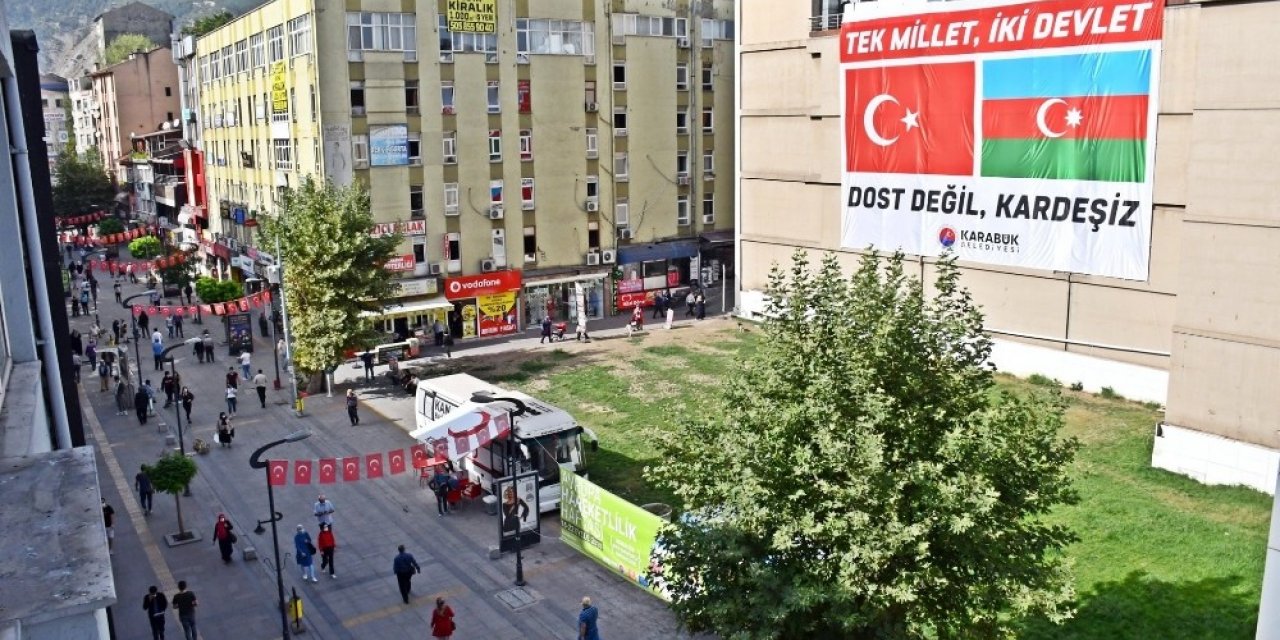 Karabük’ten Azerbaycan’a destek