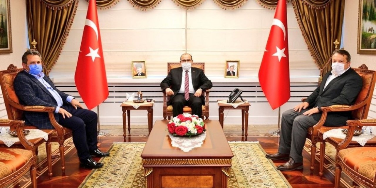 Başkan Koloğlu’ndan Düzceli Vali Ustaoğlu’na ziyaret