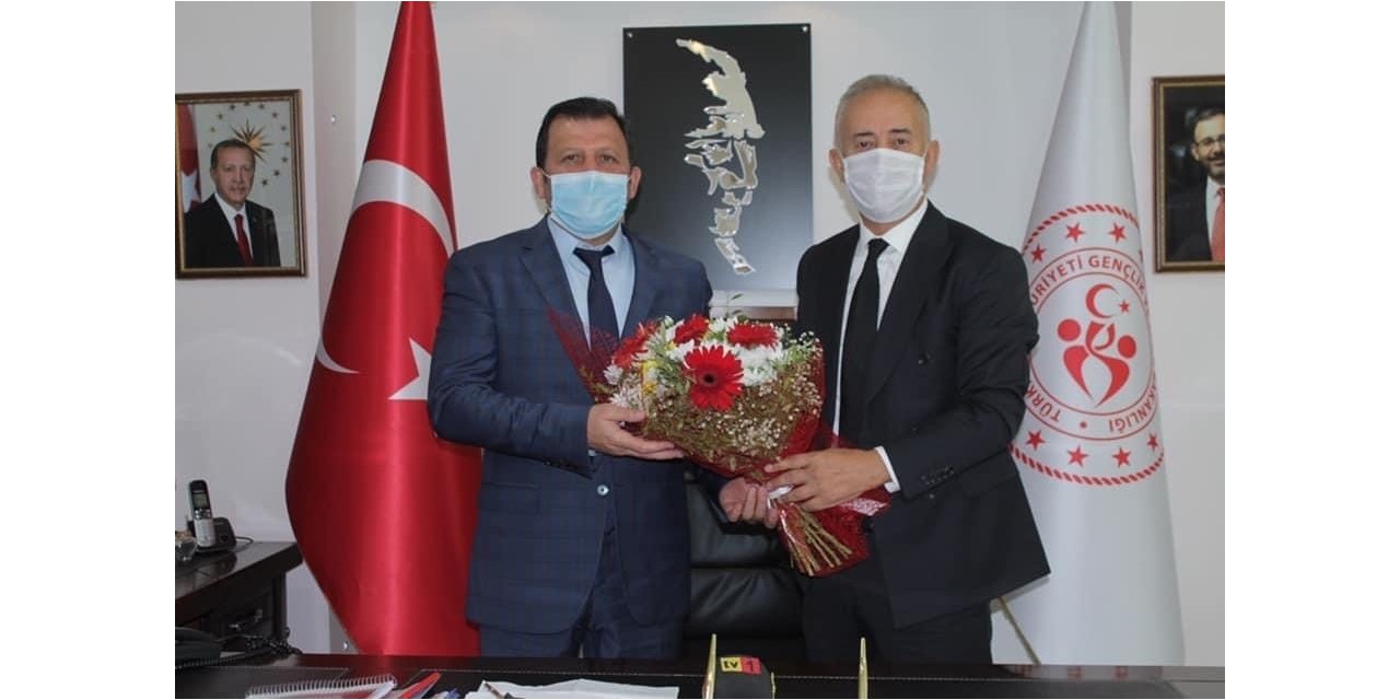 Soykarcı’dan, Gençlik ve Spor İl Müdürü Kabakcı’ya ziyaret