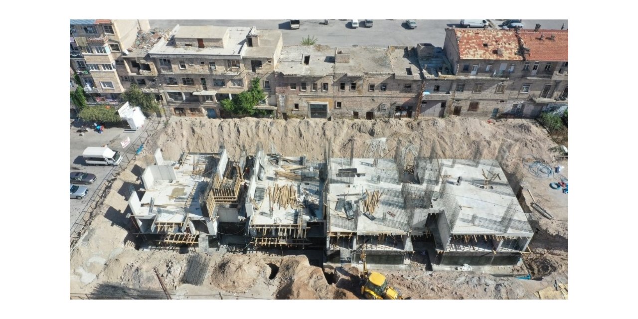 Karasoku Kentsel dönüşüm projesinde binalar yükseliyor