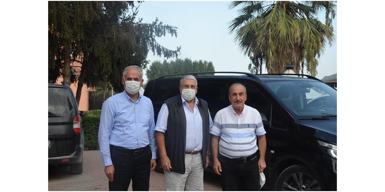 Eski Bakan Şeker’den Başkan Yaman’a ziyaret