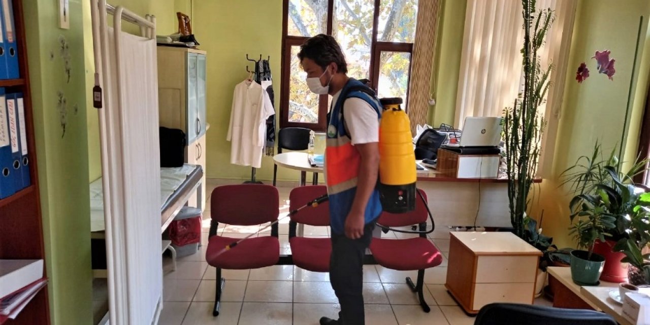 Virüs yok olana kadar dezenfeksiyona devam