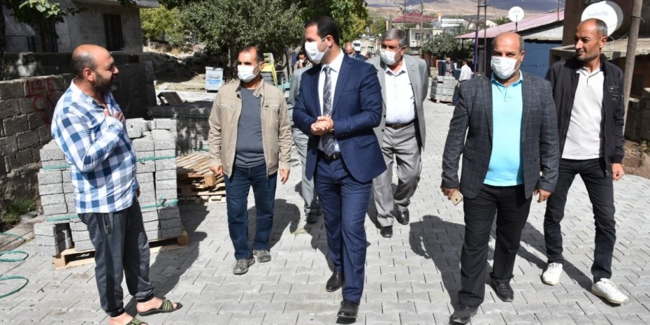 Başkan Geylani, alt yapı çalışmalarını inceledi