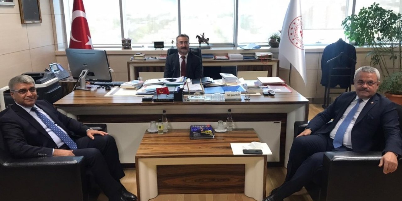 Karabük heyetinden Bakan Kasapoğlu’na ziyaret