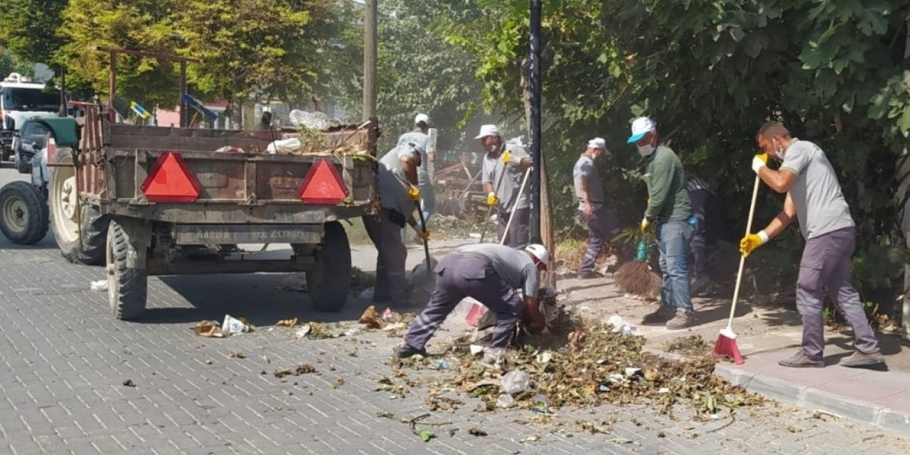 Saruhanlı Belediyesi ilçede temizlik seferberliği başlattı