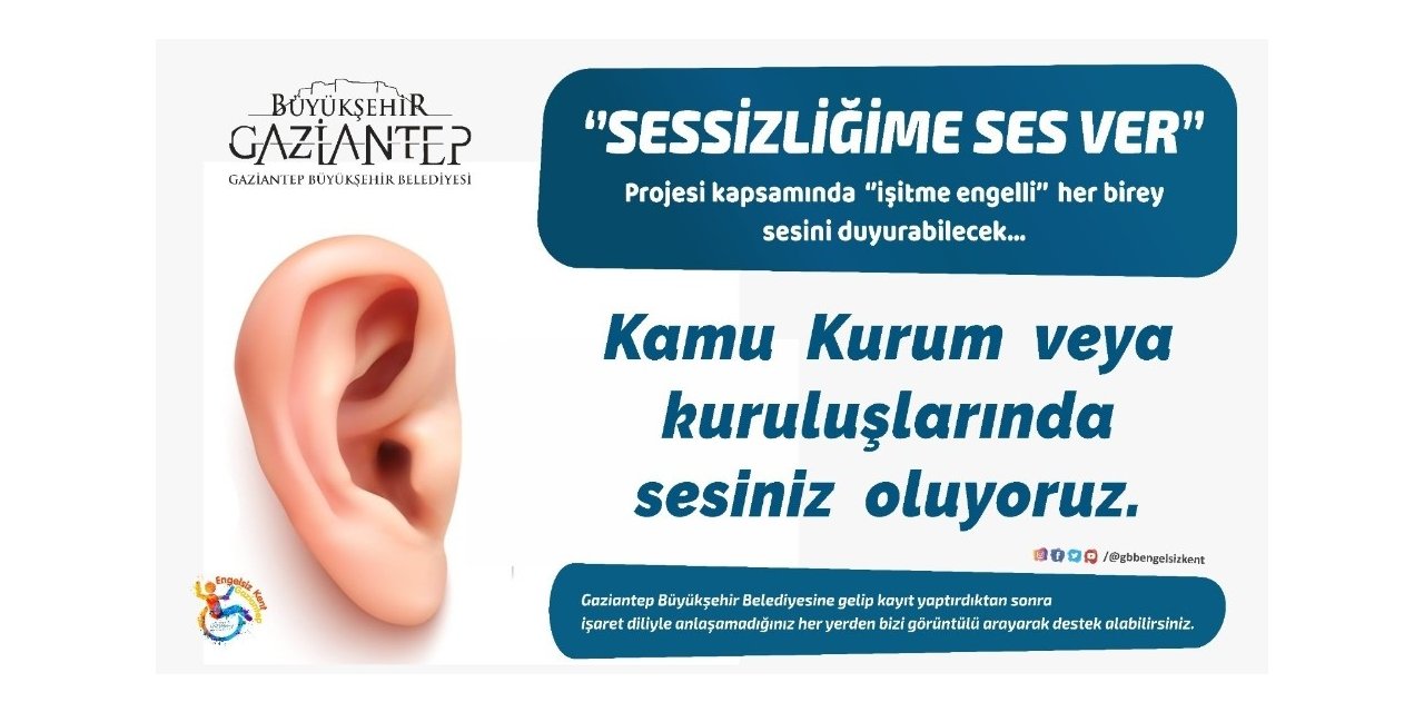 Büyükşehir, işitme engelli bireylerin sesi olacak