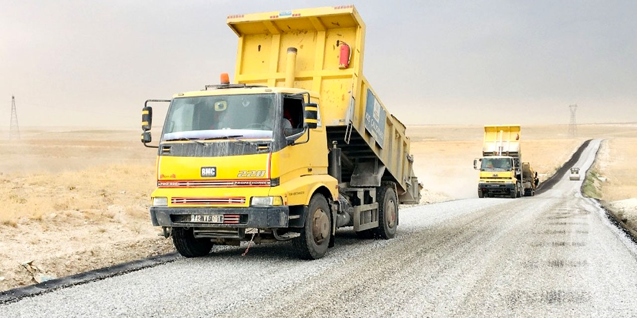 Konya Kadınhanı’nda 148 kilometre yol yenilendi