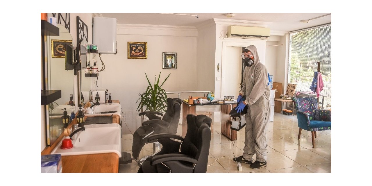 Kepez’de 50 bin 252 dezenfekte işlemi yapıldı