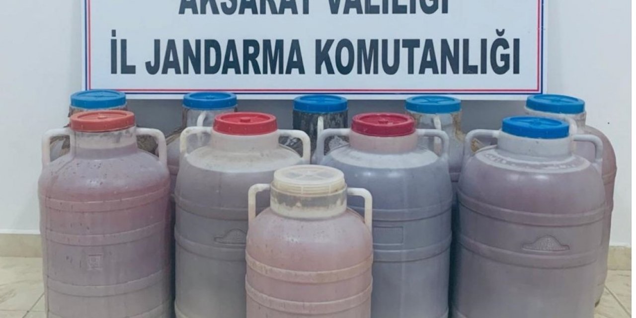 Aksaray’da kaçak içki operasyonu: 2 gözaltı