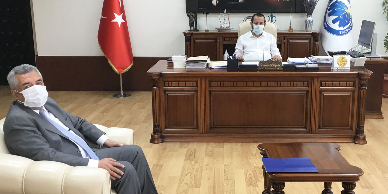 Karaman İl Tarım Müdürü Şahinbaş'tan Rektör Akgül'e ziyaret