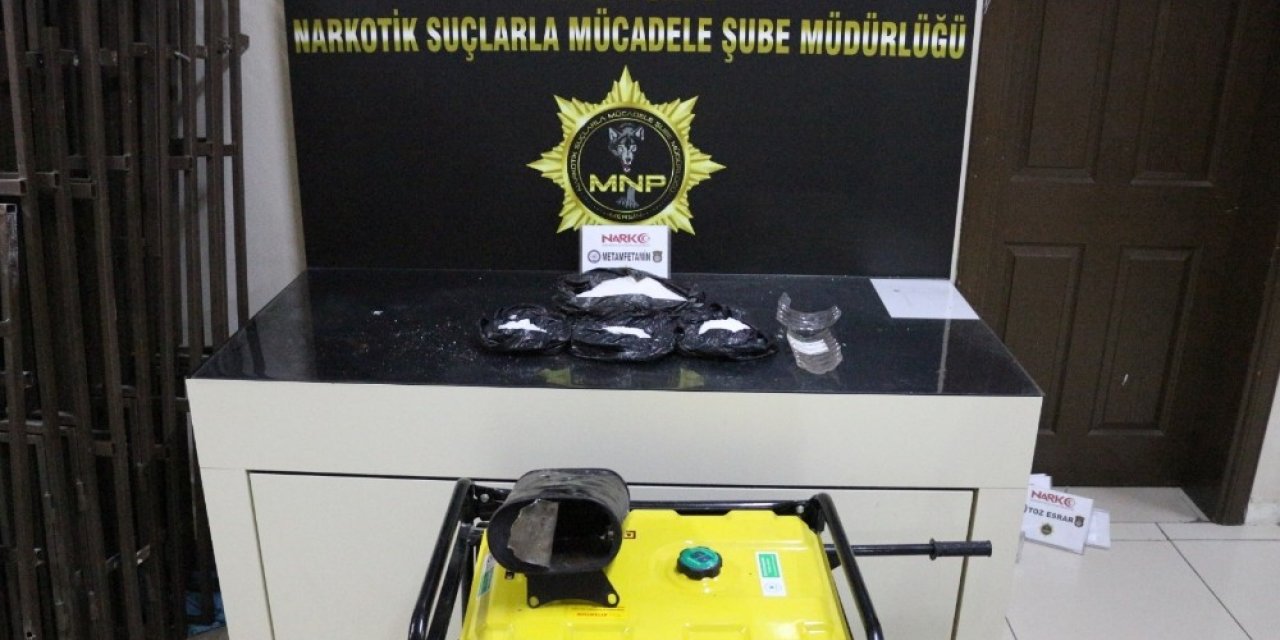 Jeneratör motorunda uyuşturucu sevkiyatı polise takıldı