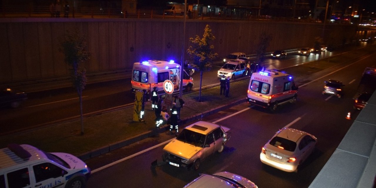 Malatya’da alt geçitte kaza: 4 yaralı