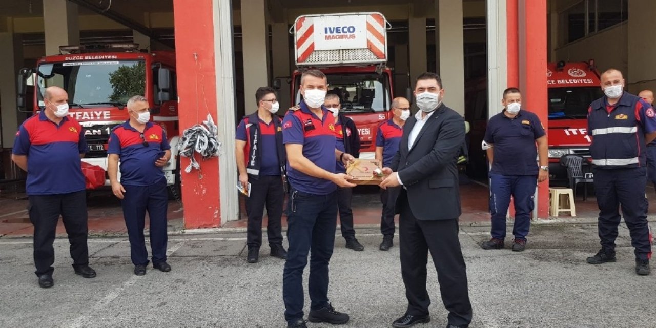 Türk Kızılay’dan İtfaiye’ye ziyaret