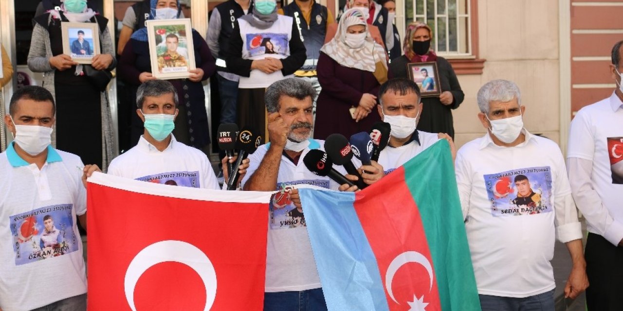Evlat nöbetindeki ailelerden Azerbaycan’a destek mesajı
