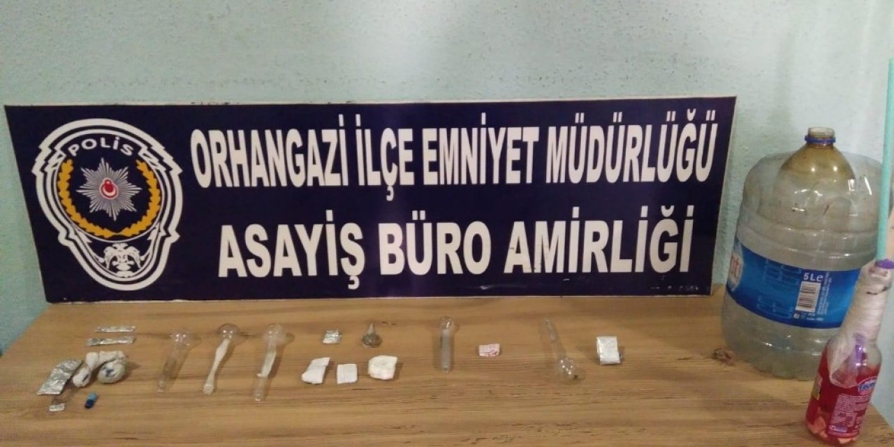Bursa polisinden uyuşturucuya geçit yok