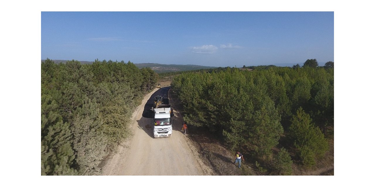 Karabük Özel İdarenin asfalt çalışması sürüyor