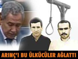 Arınç sahip çıktığı ülkücülere ağladı