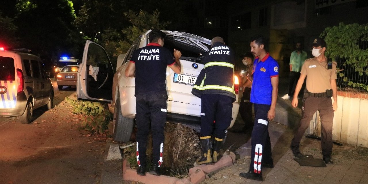 Cip önce pikaba sonra ağaca çarparak durabildi: 3 yaralı