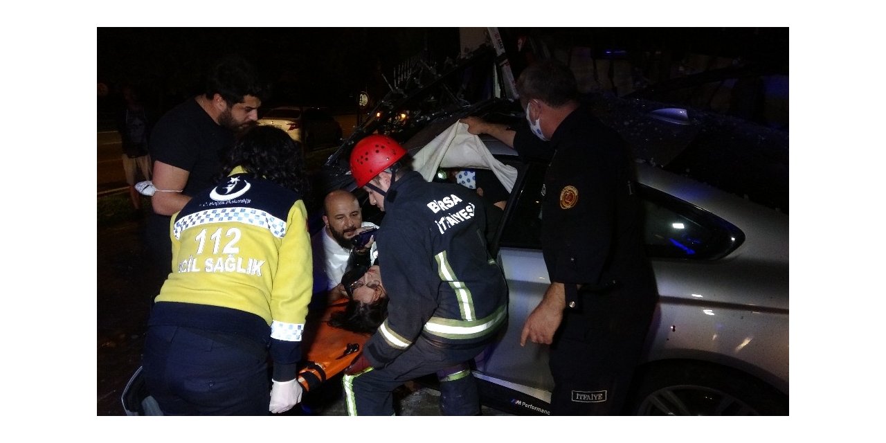 Bursa’da feci kaza 3 yaralı