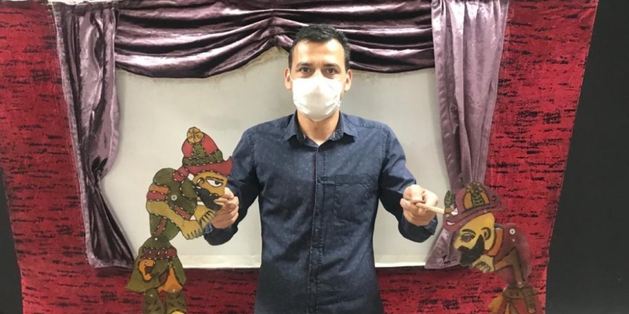 Öğrenciler EBA üzerinden sergilenen Gölge Oyunu ile moral buldu