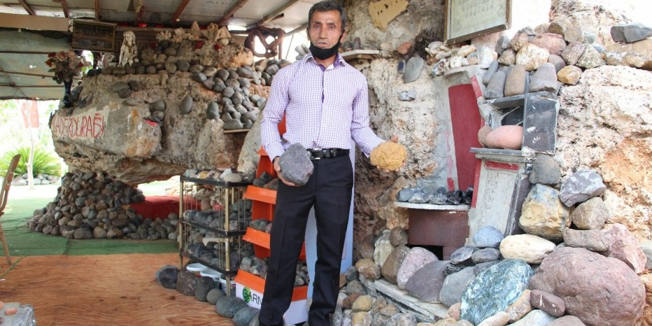 Çiftçinin ’Taş’ gibi sıra dışı koleksiyonu