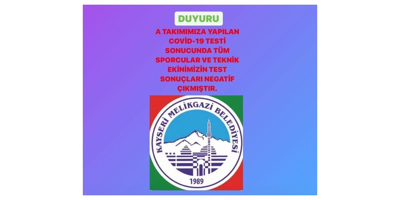 Voleybolda testler negatif