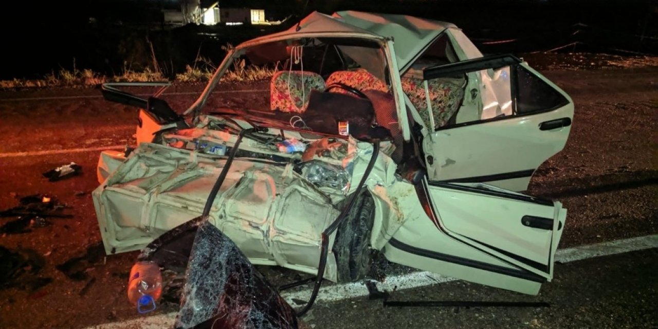Manisa’da tır ile otomobil çarpıştı: 1 ölü