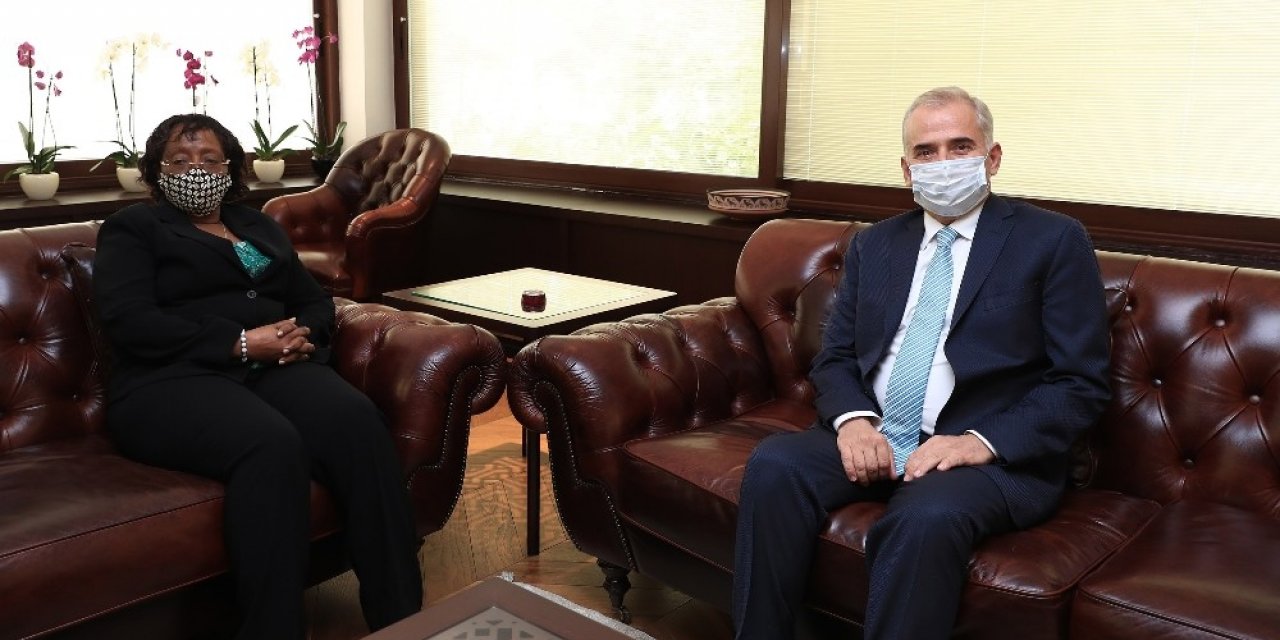 Başkan Zolan, Tanzanya Büyükelçisi ile bir araya geldi