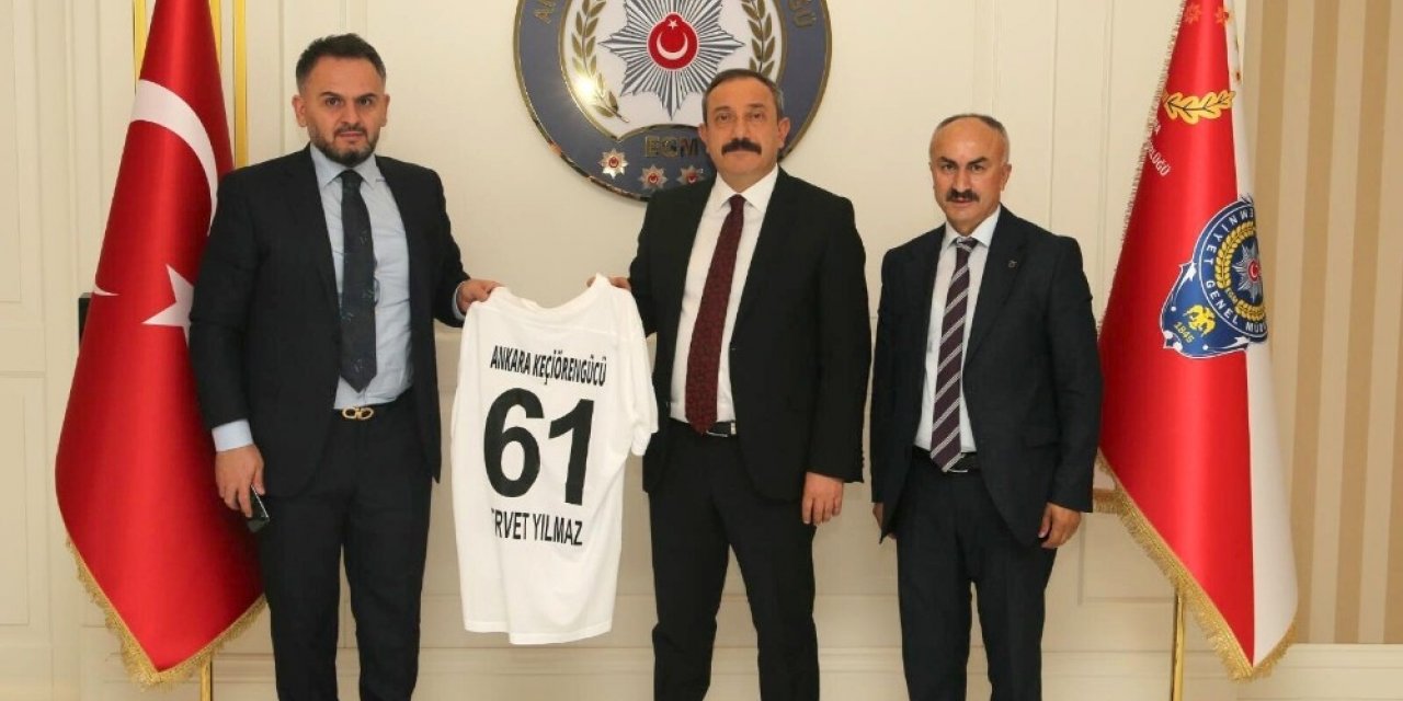 Keçiörengücü’nden Ankara İl Emniyet Müdürü Yılmaz’a ziyaret