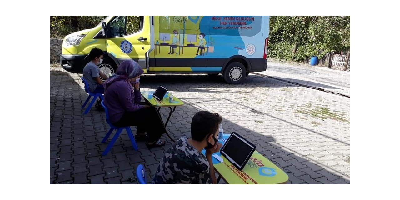 EBA Destek noktası köylerde hizmete devam ediyor