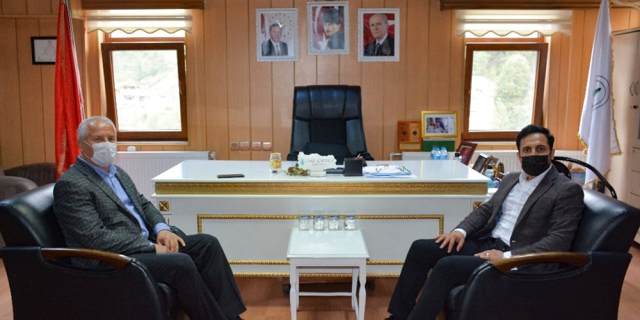 Kaymakam Erdem’den Başkan Çaylı’ya iade-i ziyaret