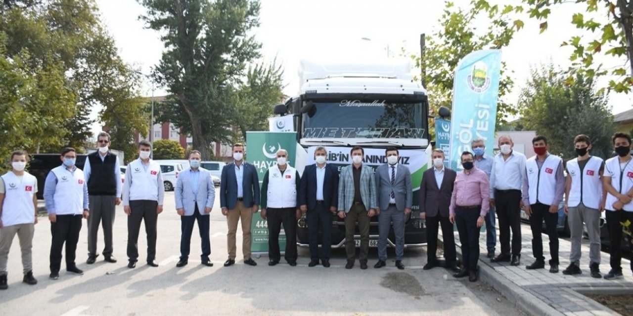 Suriye’ye 1976’ncı yardım tırı yola çıktı