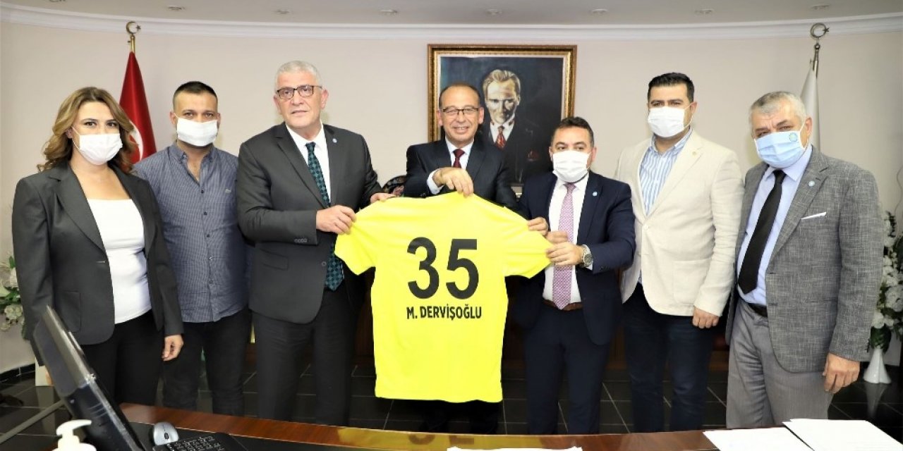 Müsavat Dervişoğlu’ndan Başkan Akın’a ziyaret